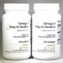 Omega-3 'Lahko pogoltniti' Ultra čisto ribje olje dodatek naravna limonina aroma 200 Softgels z Omega 3 Enostavno pogoltniti