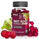 Sladkor brez veganske pese Korenske žvečilke za krvni tlak, pese Gumiji z L-citrulin in Hawthorn ekstrakt, Peach Flavor Beet Chews za visok krvni tlak, 60 Število