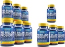 Nutrition Essentials 10 Mesec dobave Probiotiki za ženske in moške - Probiotiki Prebavno zdravje - 62% Več Stabilni probiotik za Gut Health Support - ZDA Made Vegan Probiotics Formula Prebiotic Mešanica