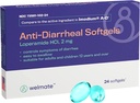 WELMATE - Antidiareja Mehčalci (24 softgels) - Loperamid HCL 2 mg - Driska Simptom Reliever - Anti diareja tablete - Pretirano zdravljenje