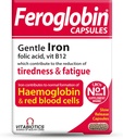 Feroglobin Vitabiotiki Organski vitamin in mineralne kapsule 30 kapsul