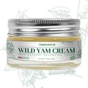 Organic Wild Yam Cream - Hormone Balance & Menopause Relief, podpira vroče Flashes & Night Sweats, 2.82 oz - Zasnovan za ameriški trg SEMZHAOTAI