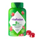 Vitafusion Extra Jakost Vitamin B12 Gummies, Podpira energijo Presnova in živčni sistem Zdravstvena podpora, Gummy Vitamin dodatek za ženske in moške, Cherry Flavor, 45 Day Supply, 90 Count
