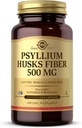 Solgar Psyllium Husks Fiber 500 mg - 200 Rastlinske kapsule - ne-GMO, Vegan, Gluten Free, Dairy Free, Kosher - 100 Servings