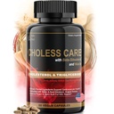 Holesterol dopolnilo - Trigliceridi podporne kapsule w. Organski, Odorless česen, Cayenne Pepper, Rastlinski steroli za podporo normalne ravni HDL in LDL holesterola w. Antioksidant Niacin (Vitamin B3)