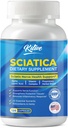 Sciatic Nerve Relief Supplement, Napredna podporna formula za živčno zdravje, Alfa lipoična kislina, Vitamin kompleks, 120 Kapsule, Izdelano v ZDA