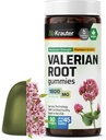BIO KRAUTER Valerian Root Gummies - 1800 mg Jakost - 90 Veganski žveči - No Melatonin - Podpora Sprostitev in pomiritev - Valerian Root Extract