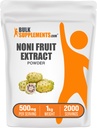 BulkSupplements.com Noni Fruit Extract Powder - Noni Fruit Supplement, Superfood Powder - Gluten Free, 500mg na Serving, 1kg (2,2 lbs) (Pack of 1)