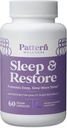 Vzorec Wellness Sleep + Restore Supplement - spodbuja globok, počasen spanec - Mood & Stress Response Support - Pure Vegan Health - 60 kapsul Non-GMO