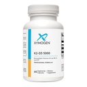 XYMOGEN K2-D3 5000 - Vitamin D3 K2 - Biološka uporabnost Vitamin D 5000 i.e. (holekalciferol) z MK-7 - Heart, Arterial, Bone Health + Imunska podpora (60 kapsul)