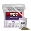 Formula 707 Skupni 6in1 Equine Dopolnilo, Dnevni svež paketi – Podpora za skupno integriteto in vneto odzivanje pri konjih – Green-Lipped Mussel, MSM, Glukozamin, Chondroitin & Collagen