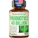 Probiotiki za ženske in moške s prebiotiki - 40 milijard CFU probiotiki za digestivno zdravje, Gut Health & Imuno Support - Lactobacillus Acidophilus Probiotic - Vegetarian, Soy & Dairy Free