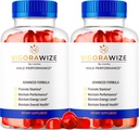 (2 paket) Vigorawize Gumies, Vigorawise Gumies, Vigorawise Gumies, Vigora Wize Advanced Formula Gumies, Vigora Wise Daily Support Gumies, Vigora Wize Health Supplement, 120 Gumies za 2 meseca