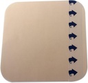 Dynarex DynaDerm Hidrokoloidne obleke, Sterilni vlažni trakovi za rane, 6" x 6," Extra Thin & Latex-free, Ladje v Peel-Down obliži, 1 Škatla 5 Oblačila