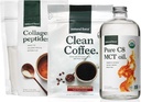 Naravna sila organska čista kava, kolagen peptidi, in Pure C8 MCT Oil Bundele – Toxin Free Coffee, Grass Fed Collagen, & MCT - Non-GMO, Keto, & Paleo - 12 Oz, 11.7 Oz, 32 Oz