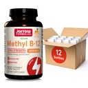Jarrow Formule Ultra Strength Metil B-12, Prehranska dopolnila za proizvodnjo celične energije, 100 Tropsko razžvečljive tablete, do 100 dni dobave, paket po 12