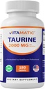 Vitamatski tavrin 2000mg Vegetarijanske tablete, 180 števk, ne- GMO, brez glutena
