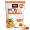FORCE FACTOR boljše Kurkuma dodatek 400mg s črnim poprom in ingverjem, ekstra moč skupna podpora, superior absorpcija, kot kurkuma Gumies, sadna splash, 60 Kurkuma žvečenje