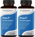 Pros-T - Podpora prostate - Saw Palmetto, Phytosterol, cink, kopriva, vitamin D-3 & B6 - Spodbujanje zdrave prostate funkcijo in normalno urinski pretok - izboljšanje tkiva - 60 Mehkužci (Pack of 2)