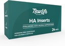 NewLife Naturals Hyaluronic Acid Vaginal Suppositorys for Women, Vaginal Vlažilec, Suhost Draženje Nelagodje, Postpartum, Menopause Relief & Podpora, 24 Vstavki, 2 Mesec dobave