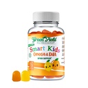 Greenfield Nutritions Smart Kids Halal Omega 3 Gumies with DHA - 60 Halal Vitamini za otroke, Podpira zdravje možganov in imunskega sistema - Vegan, Non-GMO, Gluten, Gelatin-free in arašid-free Halal Gummy Vitamini