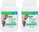 SuperDigest (2 paket) Najboljši proces Alkaline – Multi-Enzyme Digestive Support – Prebavne encime z Alfalfa, Papain & Bromelain (Vegetarian Friendly)