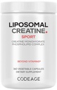 Koda Liposomski Kreatin Monohidrat dopolnilo, Čisti Kreatin 2500mg - 3 Mesece Dobava, Mikroniziran, Kreatin mišice Športna prehrana in športniki, Non-GMO - 360 kapsul