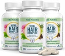 Vitalni las kompleks -visoka rast Vitamini za ženske in moške -Biotin & Vitamin B -Heart rast dodatek za zdrave lase kože in nohte -Hormone & Gluten brezplačno -Hear Vitamini za ženske