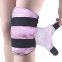 NEWGO Ledeni paket za zamenjavo kolena kirurgija, Reaserable Gel Hladni paket Ovoj okoli Celo koleno Ledeni paket Ovoj za poškodbe, Meniskus Tear, ACL, Otekanje - Purple