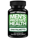 Men's prostate Health Supplement - 120 Kapsule Advanced Prostata Podpora za moške z žago Palmetto, Podpora urinske funkcije in zdravje las – 3 Mesece dobave dodatkov