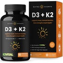 NutraChamps D3 s K2 MK7 dodatek za zdravje srca in kosti 