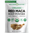 Ekološka, Raw Peruan Red Maca Root Powder – Premium USDA Certified, Hormone Balance za ženske, naravna energija, Mood Podpora, Non-GMO, Vegan Superfood, 16 oz