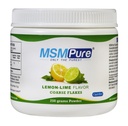 KALA ZDRAVSTVENI MSMMPUR Lemon Lime Arome Coarse MSM Powder Flakes – Organsko žveplo za skupno prilagodljivost, videz kože in podporo za lase in nohte – 8,8 oz, ZDA Made, Destilirani kristali
