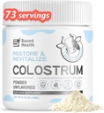 Kolostrum dopolnilo v prahu za ljudi - organski goveji kolostrum dopolnilo za Gut zdravje, rast las, lepota, in imunske podpore - nearomatizirana (73 Servings)