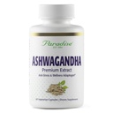 Paradise Zelišča Organic Ashwagandha, Ayurvedic Adaptogen, Vegan, Non GSO, Gluten brezplačno, 60 Vegetarijanske kapsule