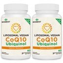 Bezibest 1000mg liposomski CoQ10 Ubikinol, 120 Veganski softgels, visoka absorpcija Ubikinol CoQ10 dodatek, Aktivni antioksidant oblika koencima Q10 za delovanje srca in proizvodnjo energije