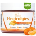 Zero Sugar - Tangerine Elektroliti v prahu - osvežilna Hidracija - Kofein brez energije z vsemi naravnimi sestavinami - Vegan, Keto & Paleo - Brez sladkorja Elektroliti Hidracijska pijača Mešanica - 30 Strežnikov