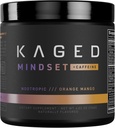 Kaged Nootropic Formula, Mindset, Fokus in Produktivnost dodatek, Pure Caffeine, Izboljša spomin, Mood, Jasnost, 30 Serving