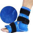 Atsuwell Ankle Ice Pack Ovitek, Reavable Ice Pack za Angle, Velika Gel Cold Pack Stopalo za hladno stiskanje, Fleksibilna Heel Gel Pack za moške, Sprostitev