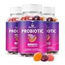BeLive Probiotic Gumies - Probiotiki s 5 milijardami CFU-jev za digestivno zdravje, moški, ženske in otroci probiotične dodatke za imuno podporo, sladkor brez & Vegan – borovnice, jagode in pomaranče 