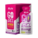 HRANILNA PERFORMACIJA, BPN Go Gel Endurance, 24g ogljikovih hidratov in 100 kalorij na paket, Vegan + Gluten Free Running Gel, 10 enodelnih paketov, kofeinsko mešano jagodičje