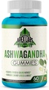 Ashwagandha Gummies - 60 Count - mešane jagode, KSM-66, Vegan, na rastlinah, ne-GMO, Gluten-free in želatina Prosti sprostitev