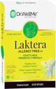 Dr. WellMe Laktera Alergy-free probiotiki – 30 kapsul, 12B CFU mleko probiotična formula, Imune & Gut Health Supplements – nizka laktoza, Gluten-free za odrasle & 7+ Otroci