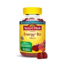 Narava Made Energija B12 1000 mcg, Prehranska dopolnila za energijo Presnovna podpora, 80 Gummies, 40 dnevna dobava Ovojnina je lahko različna