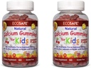 Coral Calcium Vitamin D3 Otroci Gummy, Natural Cherry Flavor, Non GSO, Gluten-free, Dairy-free, Soy-free in želatina brez - 300 mg kalcija, in 800 IU vitamina D3-60 Gummies (1 pakiranje)