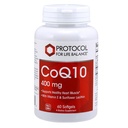 PROTOKOL ZA ŽIVLJENJSKO BILANCE CoQ10 400mg - z vitaminom E & Soy Lecithin - CoQ10 dodatek - Halal & Jajce Free - 60 Softgels