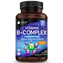 Kompleks vitamina B - 365 majhnih tablet (enoletna oskrba) Visoka trdnost vseh 8 B vitaminov B1-B2-B3-B5-B6-B12, biotin, folna kislina in vitamin C - zmanjšanje utrujenosti, energijska in imunske podpore - UK Made