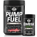 PMD Sports Ultra Pump Fuel Insanity - Pre Workout - Jagodni Slam (30 strežnikov) Sports Omega cuts Elite Thermogene Fat Burner (90 Softgels