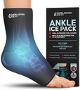 Ledeni ovoj za oteklino, večkrat uporabni ledni ovoj - hladno kompresijsko zdravljenje za lajšanje bolečine, plantarni fasciitis, oprane angle, Ahilov tendonitis Relief