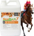 SeaBuck 7 Equine Dopolnilo za konje z Sea Buckthorn za izboljšanje zdravja konj (3-6 Teden dobave, 1 Galon) – Podpira zdravo jed in prebave, Povečana energija/Focus, & Shiny Coats za konje